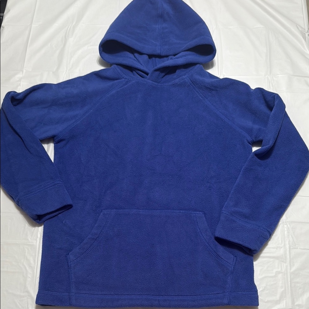 Hanna Andersson Royal Blue Fleece Hoodie size 140 (10)